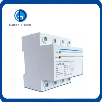 380V 60A DIN thiết bị bảo vệ điện áp đường sắt khôi phục tự động với ba giai đoạn