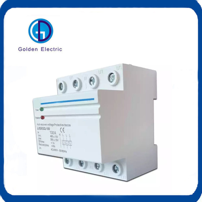 380V 60A DIN thiết bị bảo vệ điện áp đường sắt khôi phục tự động với ba giai đoạn