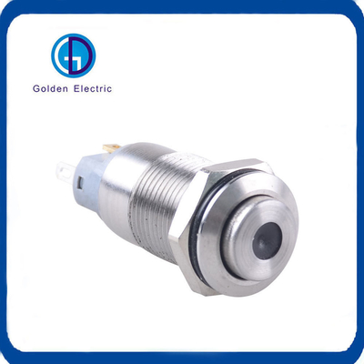 하이 헤드 12mm 12V 금속 순간 스위치 단극으로 조명