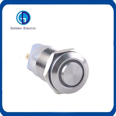 하이 헤드 12mm 12V 금속 순간 스위치 단극으로 조명
