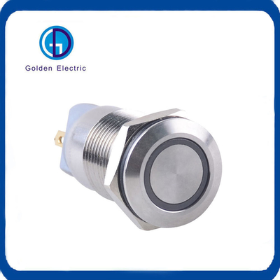 하이 헤드 12mm 12V 금속 순간 스위치 단극으로 조명