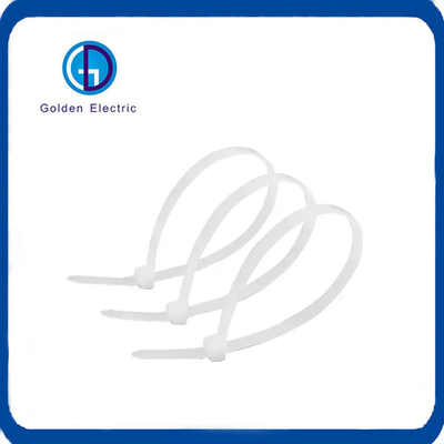 2.5mm PA66 플라스틱 케이블 묶음 자 잠금 자외선 보호 100PCS/백