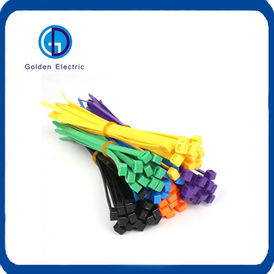 Harga yang bagus 3.6mm Multi Color Nylon Cable Tie Erosi Resistant Untuk Manajemen Kabel Cepat on line