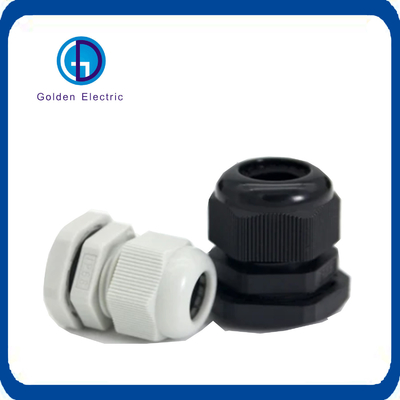 Bom preço IP68 Glandula de cabo de nylon à prova d'água Fios Pg padrão preto ou branco cinza para cabos on-line