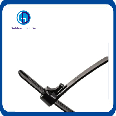 100 Paket Siyah CE UL Naylon Zip Kravatları Güçlü ve 80mm-1220mm Uzunluk 1.8mm-9mm Genişlik
