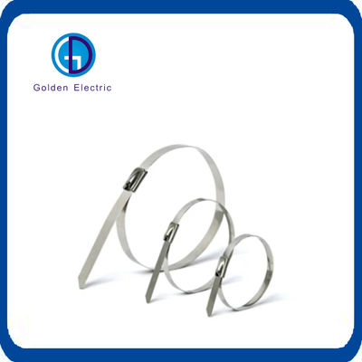 Guter Preis Länge80mm-1220mm Breite1.8mm-9mm Edelstahl Selbstverriegelung Ball Sperrverschluss Reißverschluss Drahtband Online