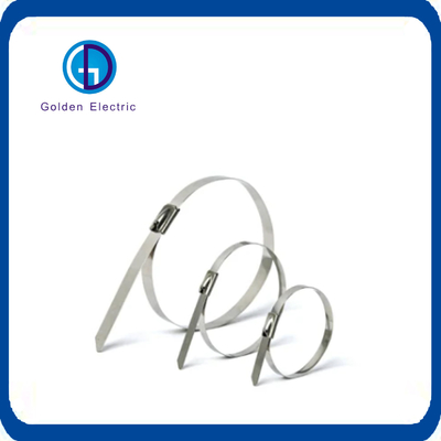 Uzunluk80mm-1220mm Genişlik1.8mm-9mm Paslanmaz Çelik Kendini Kilitleyici Top Kilitleme Zip Tel Düğmesi