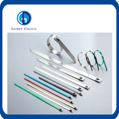 Uzunluk80mm-1220mm Genişlik1.8mm-9mm Paslanmaz Çelik Kendini Kilitleyici Top Kilitleme Zip Tel Düğmesi