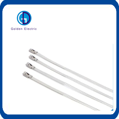 8-175kgs Độ bền kéo dây cáp kim loại dây đai dây thép không gỉ dây buộc với răng khóa