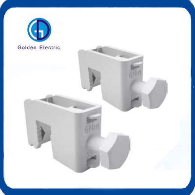 4-35mm2 Cáp kết nối clip loại C thép không gỉ Busbar Clamps hệ thống dây clip 115A 10,5mm X 11mm