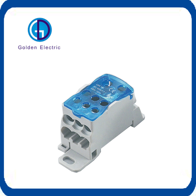 ভালো দাম Ukk 500A পাওয়ার ডিস্ট্রিবিউশন স্ক্রু টার্মিনাল ব্লক প্লাস্টিকের কভার সিলভার প্রলেপযুক্ত অনলাইন