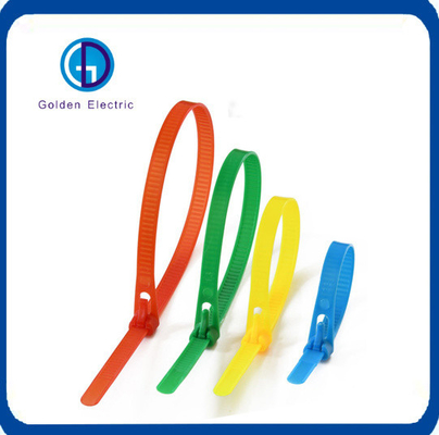 Dayanıklı Nylon malzemesi ile tekrar kullanılabilir plastik kablo bağları -40-85 Dg C -40-185 Dg F