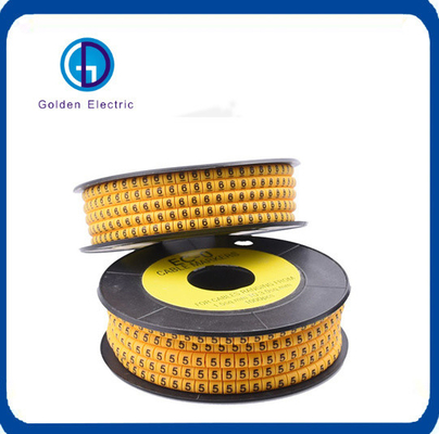 Giá tốt. Giảm bảo màu vàng PVC Cable Marker cho các kích thước và thông số kỹ thuật khác nhau bán hàng hàng đầu trực tuyến