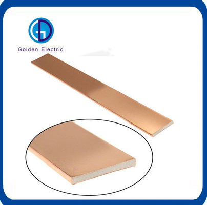 좋은 가격 고 정밀 하 고 구리 코팅 스틸 Earthing Busbar 빨간 선도자 재료 온라인으로