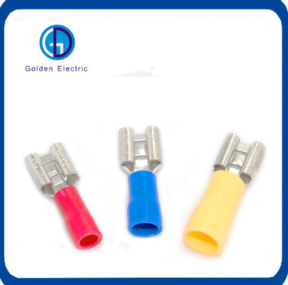 Buen precio FDD1.25-250 Conectores de conexión rápida femenina de vinilo aislado de crimp terminal de conectores femeninos en línea