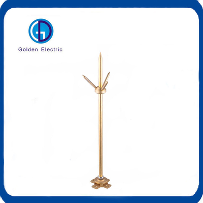 Harga yang bagus Galvanized Lightning Arrester Rod untuk Perlindungan Petir Bangunan Perumahan on line