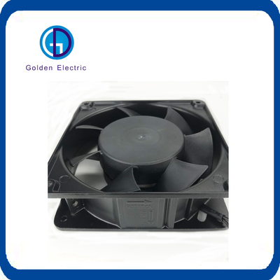 Kontrol paneli için yüksek basınçlı 120mm 120X120X38 AC Ekseli Fan 220V 240V Düşük gürültü 43/48dba