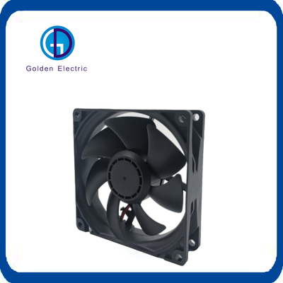 Düzenlenebilir Gürültü Seviyesi 92X92X25mm Soğutma Ekseli Havalandırma Soğutma için Egzoz Fanı