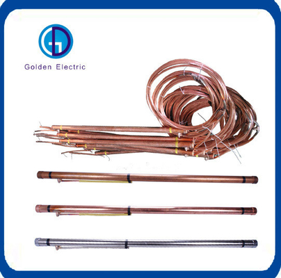 Buen precio Rodas de tierra química galvanizadas de acero revestido de cobre/customizado para equipos electrónicos en línea