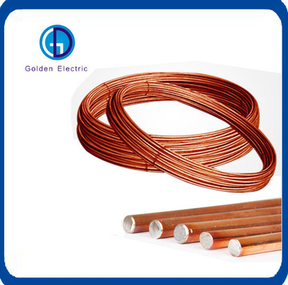Buen precio 8-16mm Cable de conexión a tierra conductor de cobre revestido de acero alambre de conexión a tierra con certificado ISO en línea