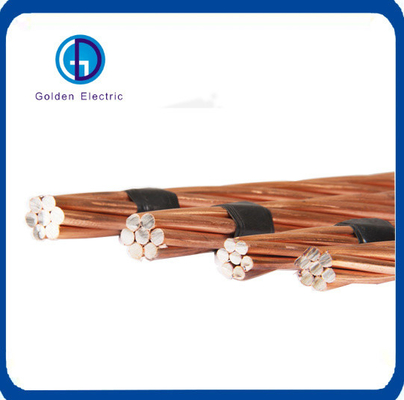 Buen precio Cable de conexión a tierra de acero revestido de cobre con conductor sólido en diferentes tamaños y especificaciones en línea