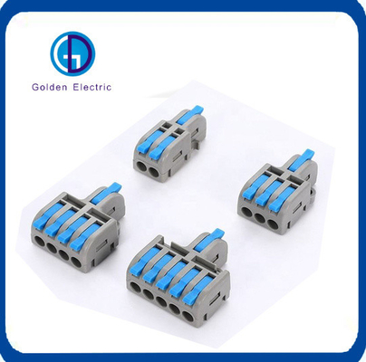 Harga yang bagus Kotak persimpangan yang dapat digunakan kembali Lever Nut Fast Connector 32A Suhu lingkungan -40°c-105°c on line
