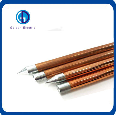 ISO sertifikalı 13 mm çaplı uygulamalar için Internal Threaded Copper Grounding Rods