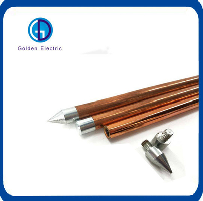 ISO sertifikalı 13 mm çaplı uygulamalar için Internal Threaded Copper Grounding Rods