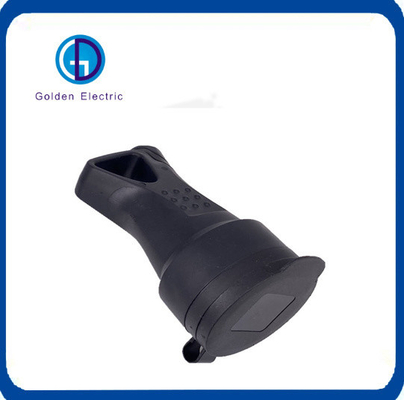 16A Endüstriyel Kauçuk CE Schuko Plug En çok satan siyah ve 110-250V nominal voltaj